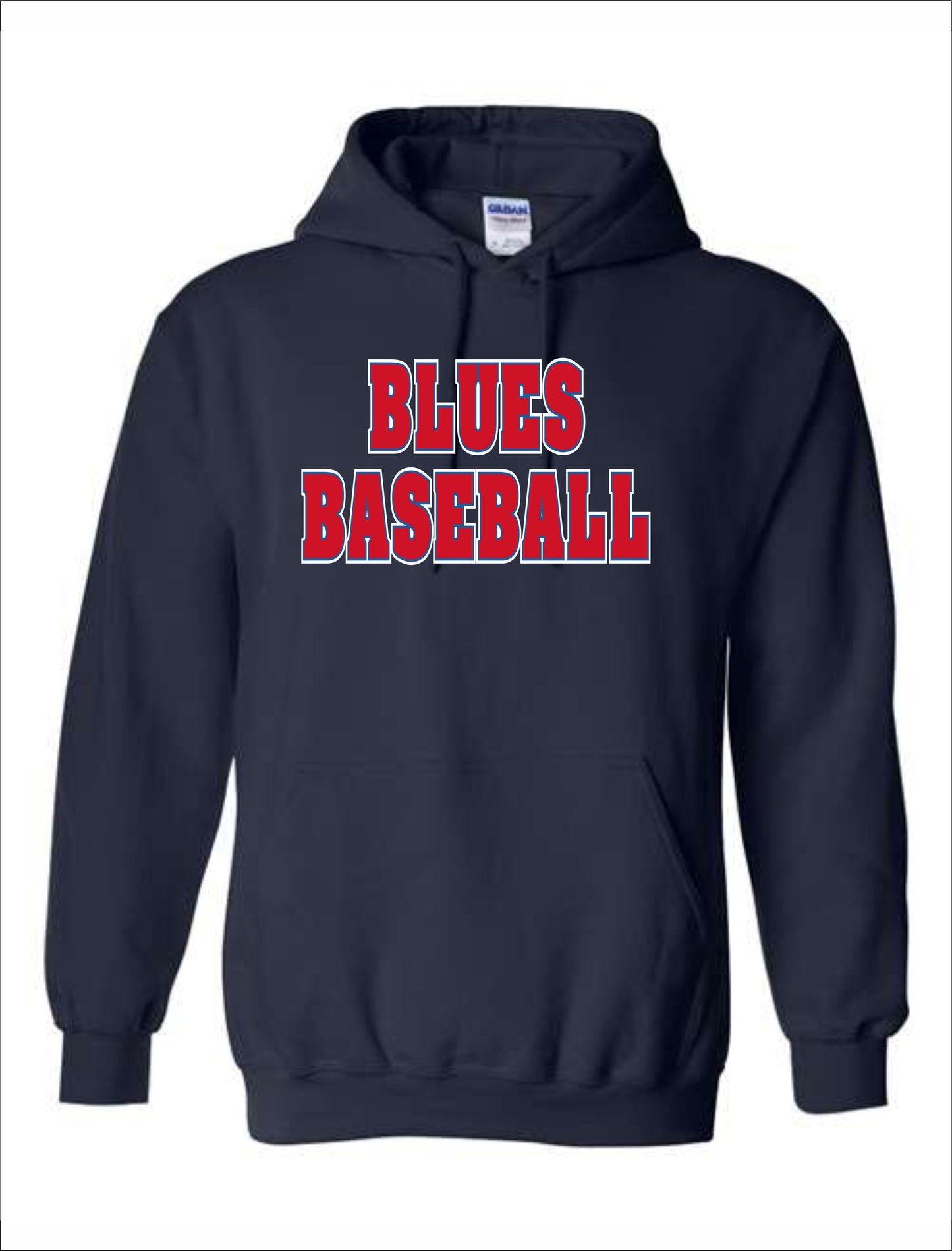 TX BLUES COTTON HOODIE