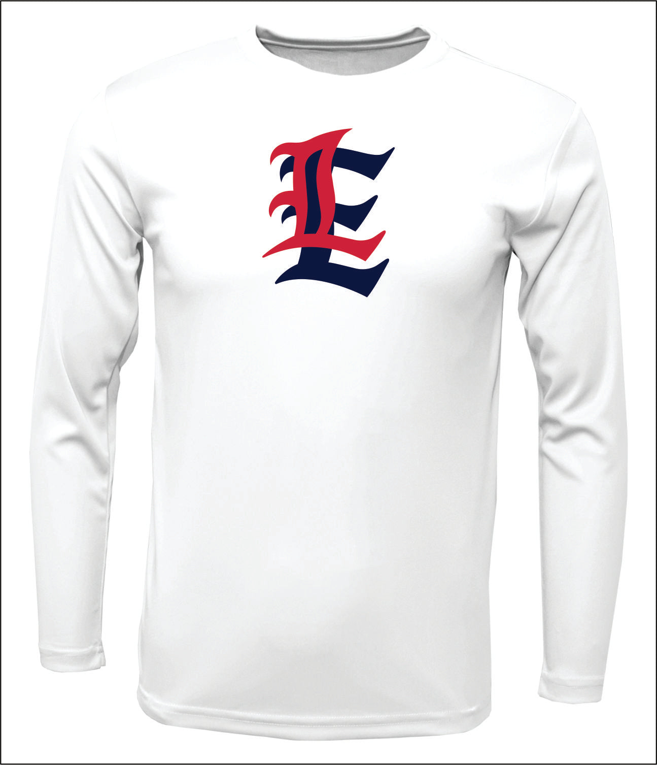 LAMAR ELITE LONG-SLEEVE COTTON TEE - FULL CHEST LOGO