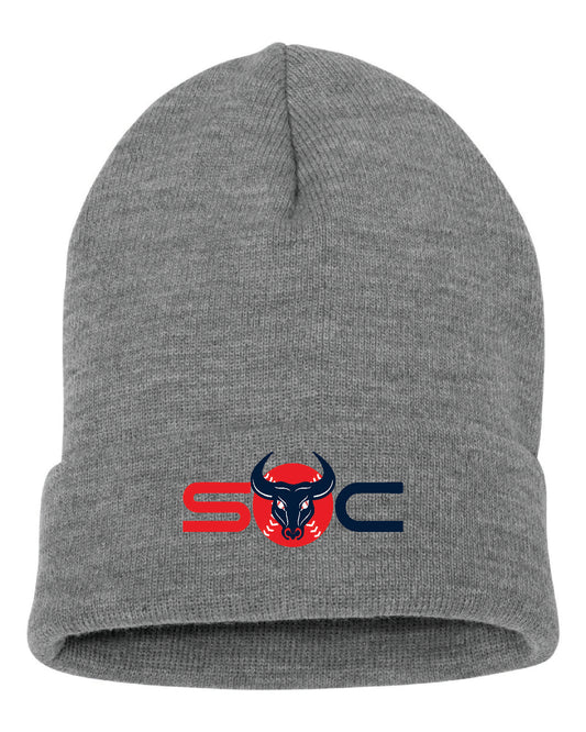 SC BEANIE WITH EMBROIDERED LOGO