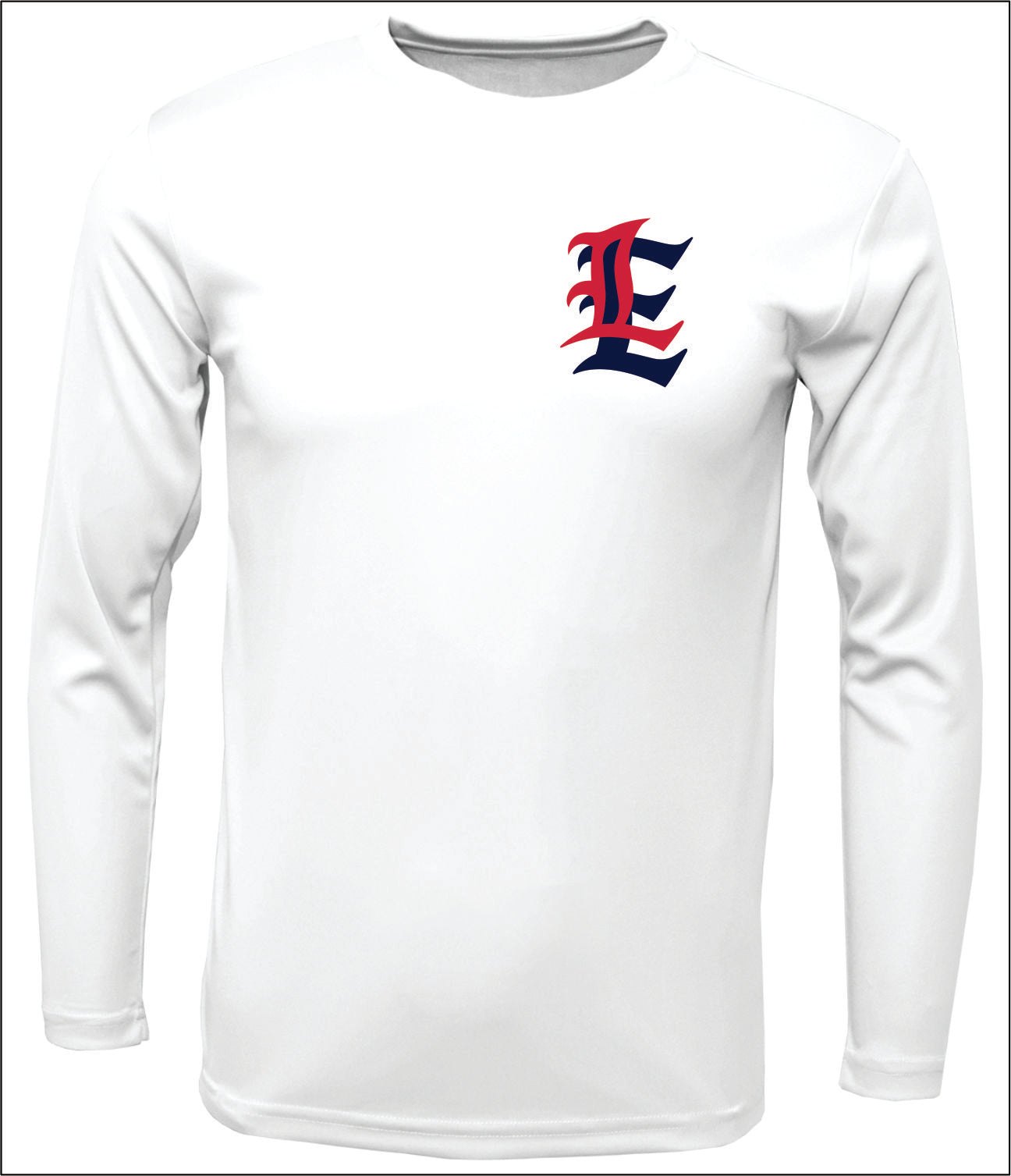 LAMAR ELITE LONG-SLEEVE COTTON TEE - LEFT CHEST LOGO