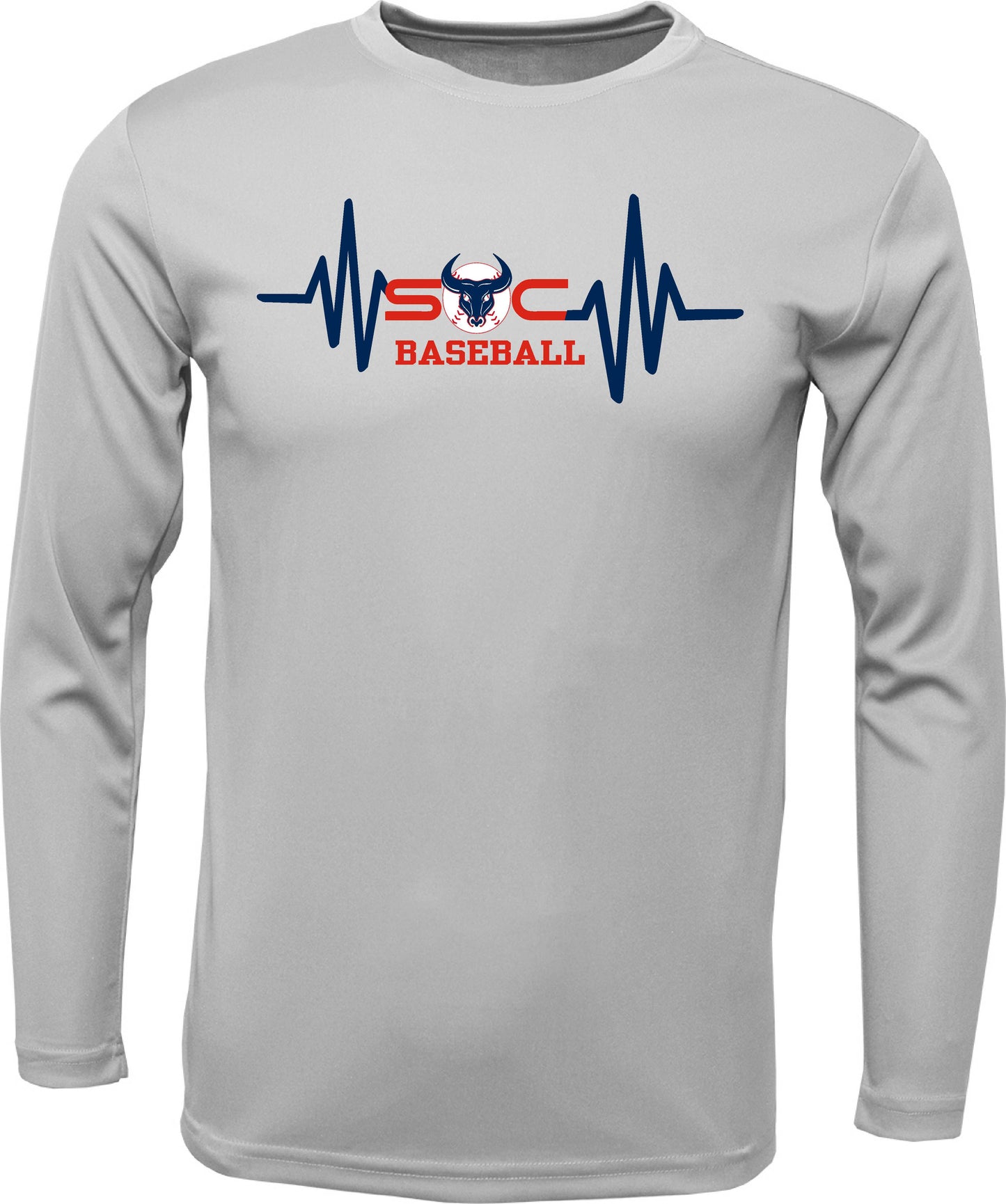 SC HEARTBEAT LONGSLEEVE COTTON T-SHIRT