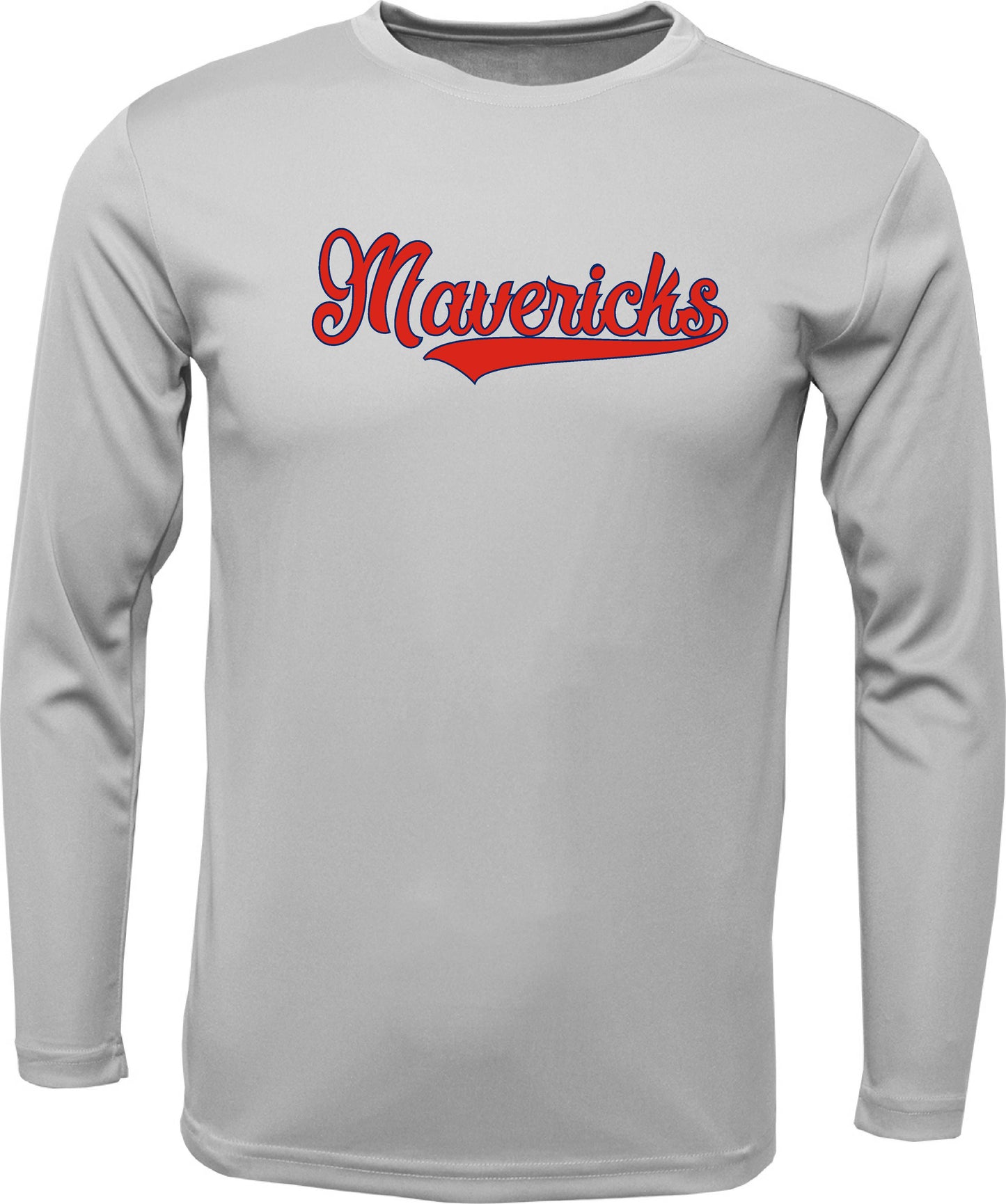 SC Long-sleeve "Mavericks Tail logo" Cotton T-shirt