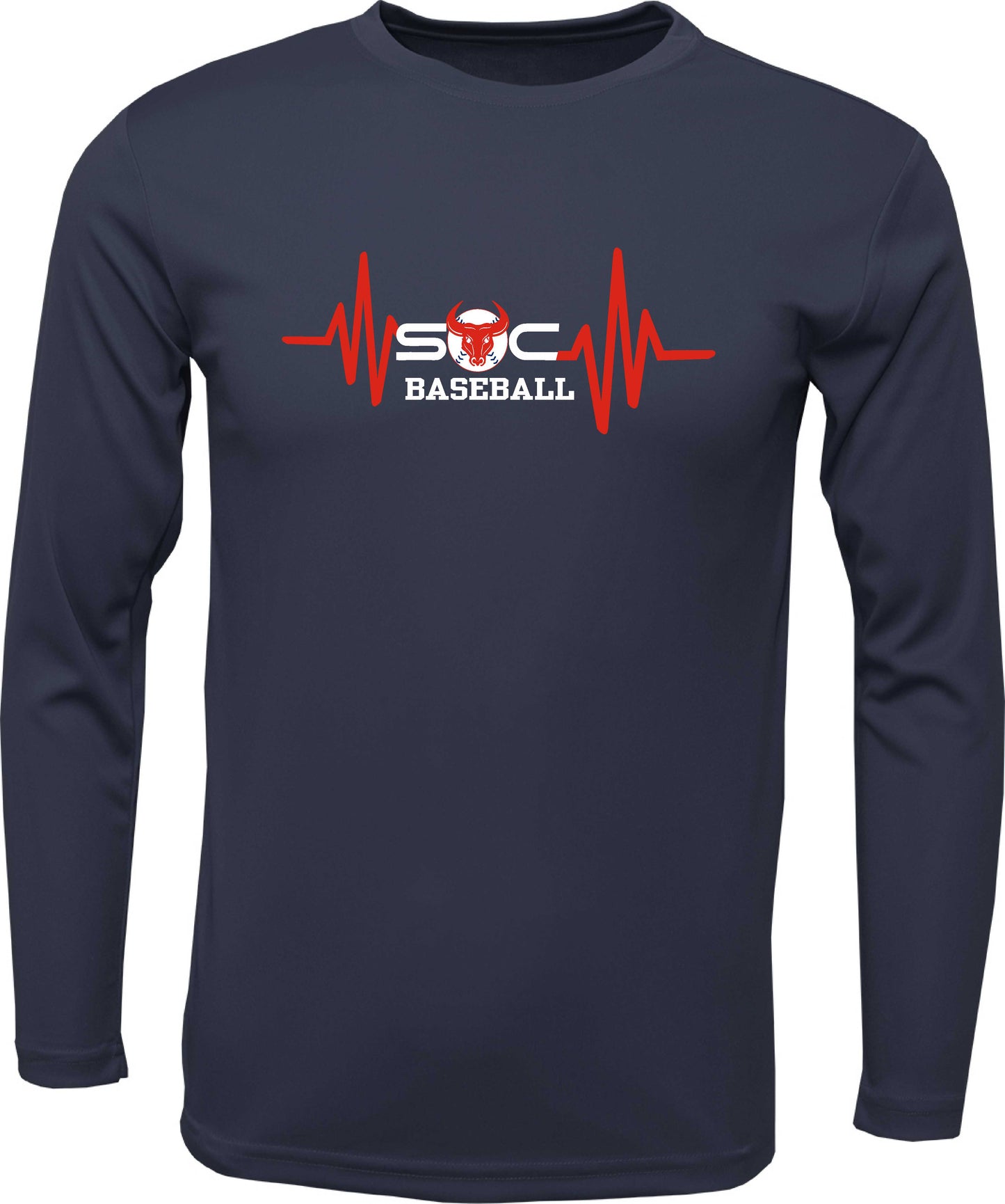 SC HEARTBEAT LONGSLEEVE COTTON T-SHIRT