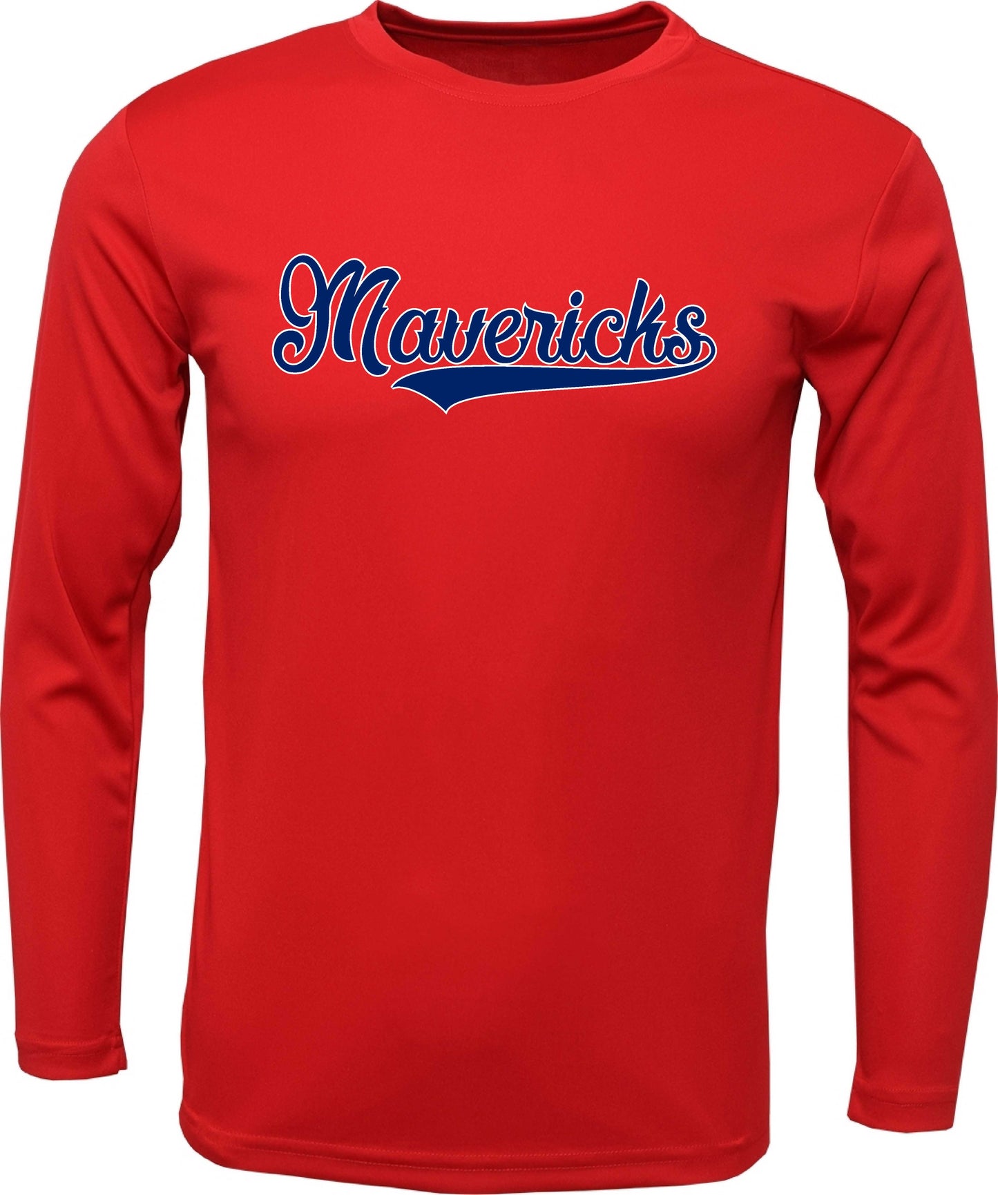 SC Long-sleeve "Mavericks Tail logo" Cotton T-shirt