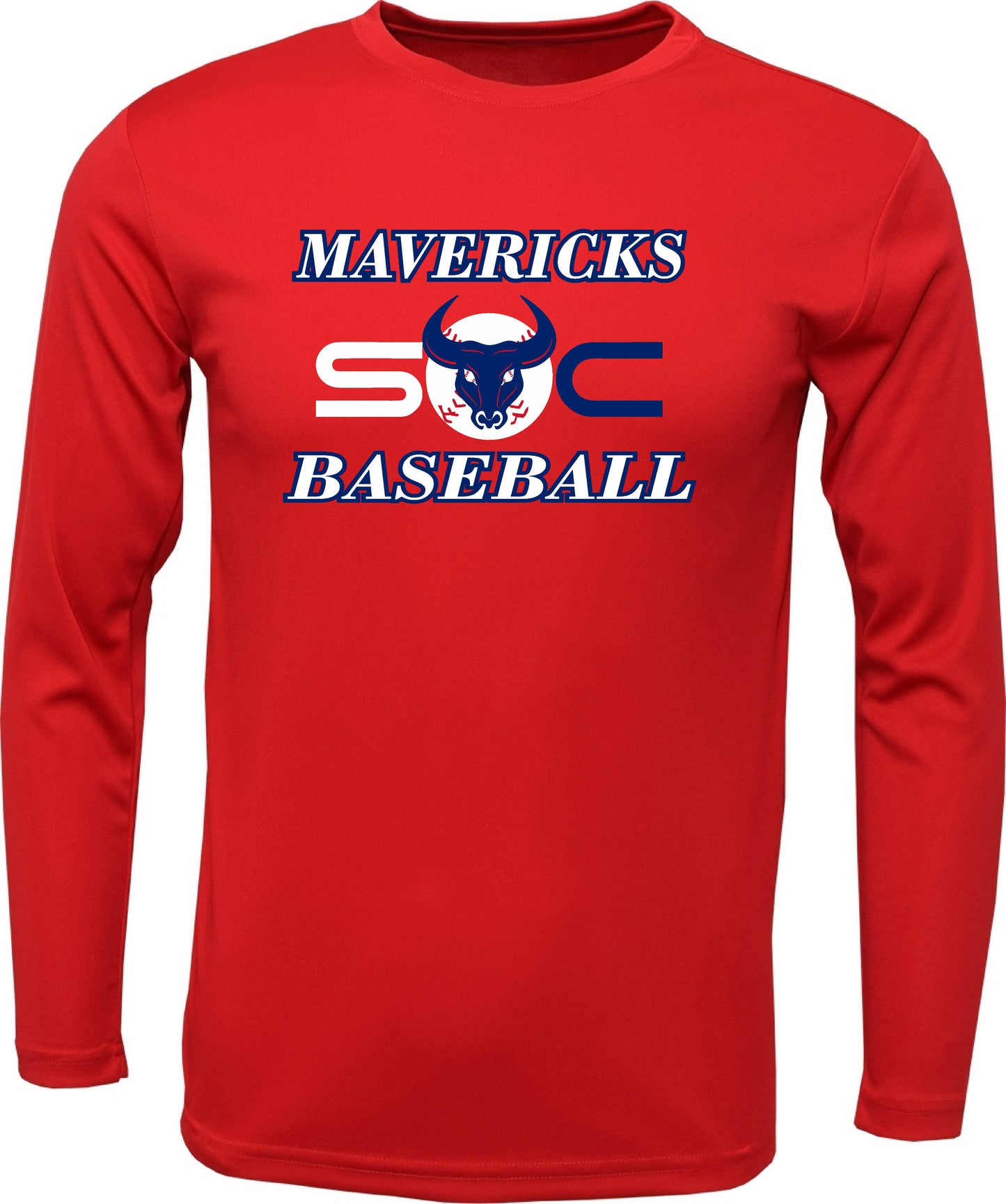 SC Long-sleeve "Maverick logo" Dri-fit T-shirt