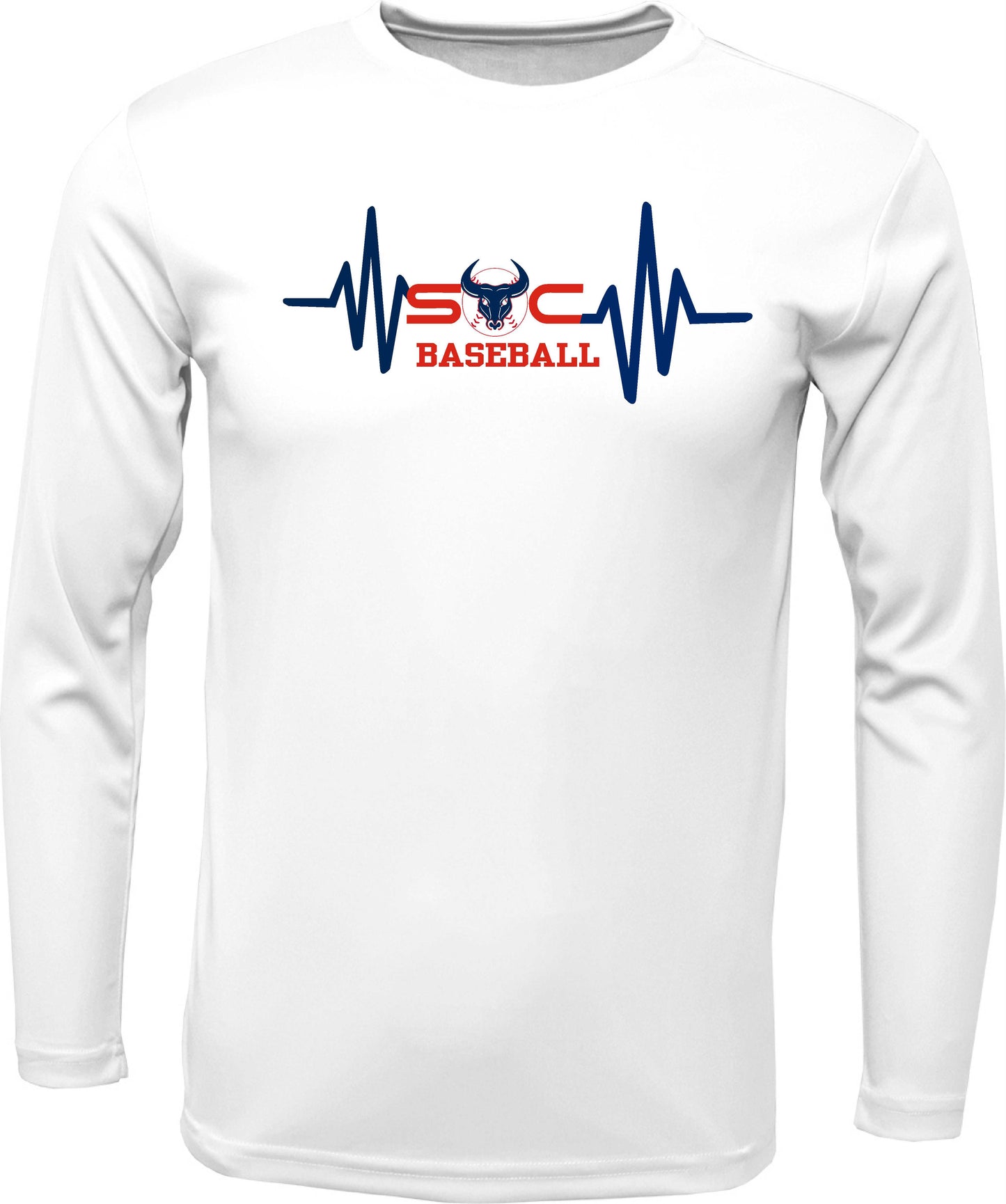 SC HEARTBEAT LONGSLEEVE COTTON T-SHIRT