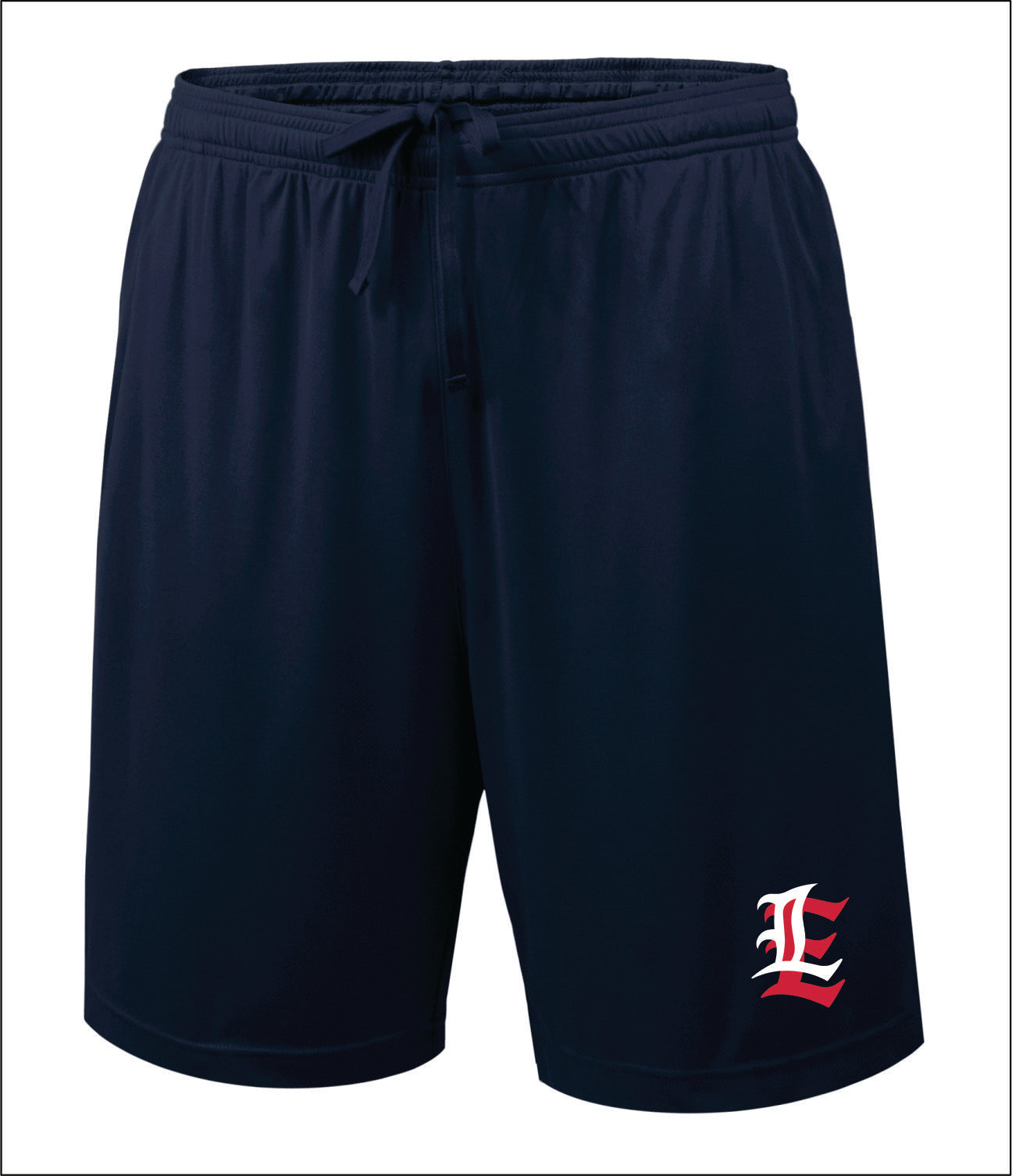LAMAR EMBROIDERED MESH SHORTS - EMBROIDERED LOGO