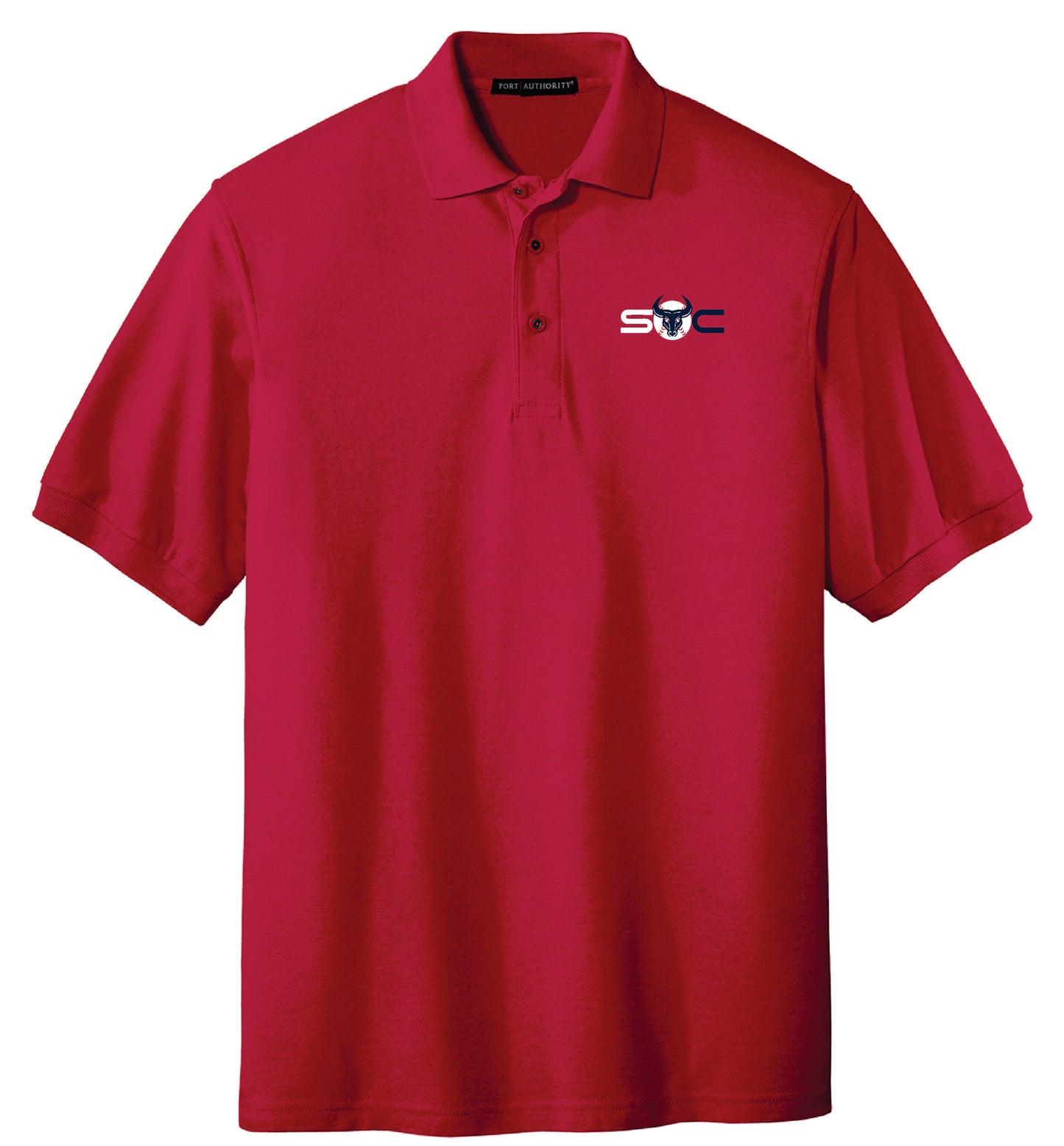SC POLO WITH EMBROIDERED LOGO