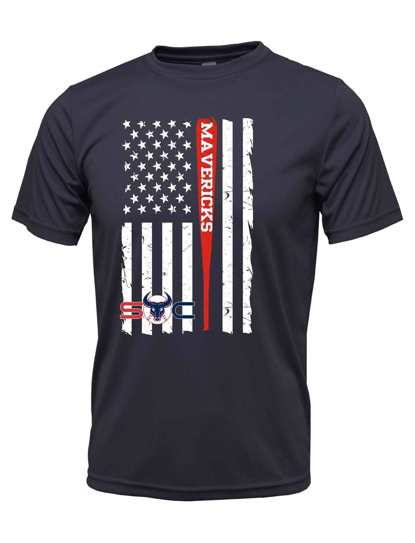 SC BAT FLAG SHORTSLEEVE COTTON T-SHIRT