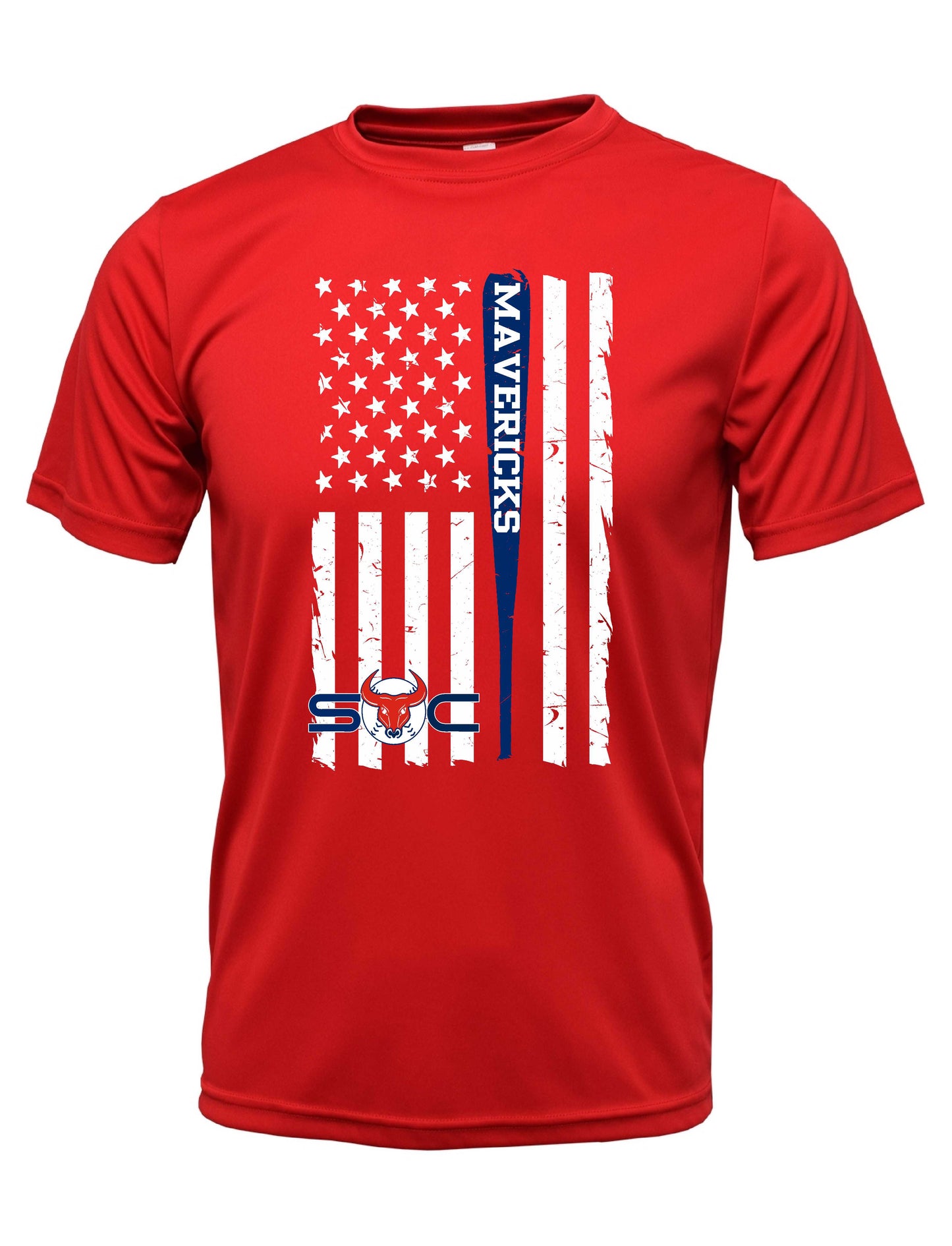 SC BAT FLAG SHORTSLEEVE COTTON T-SHIRT