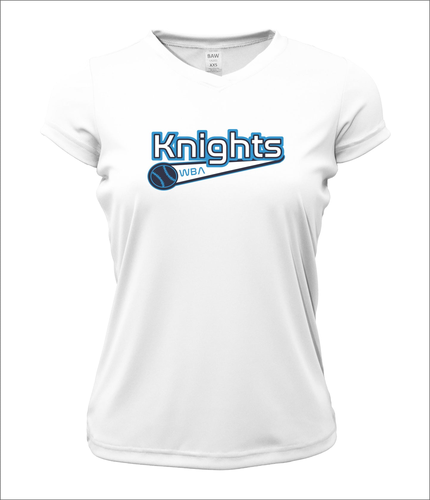 WBA Knight V-Neck Cotton T-Shirt
