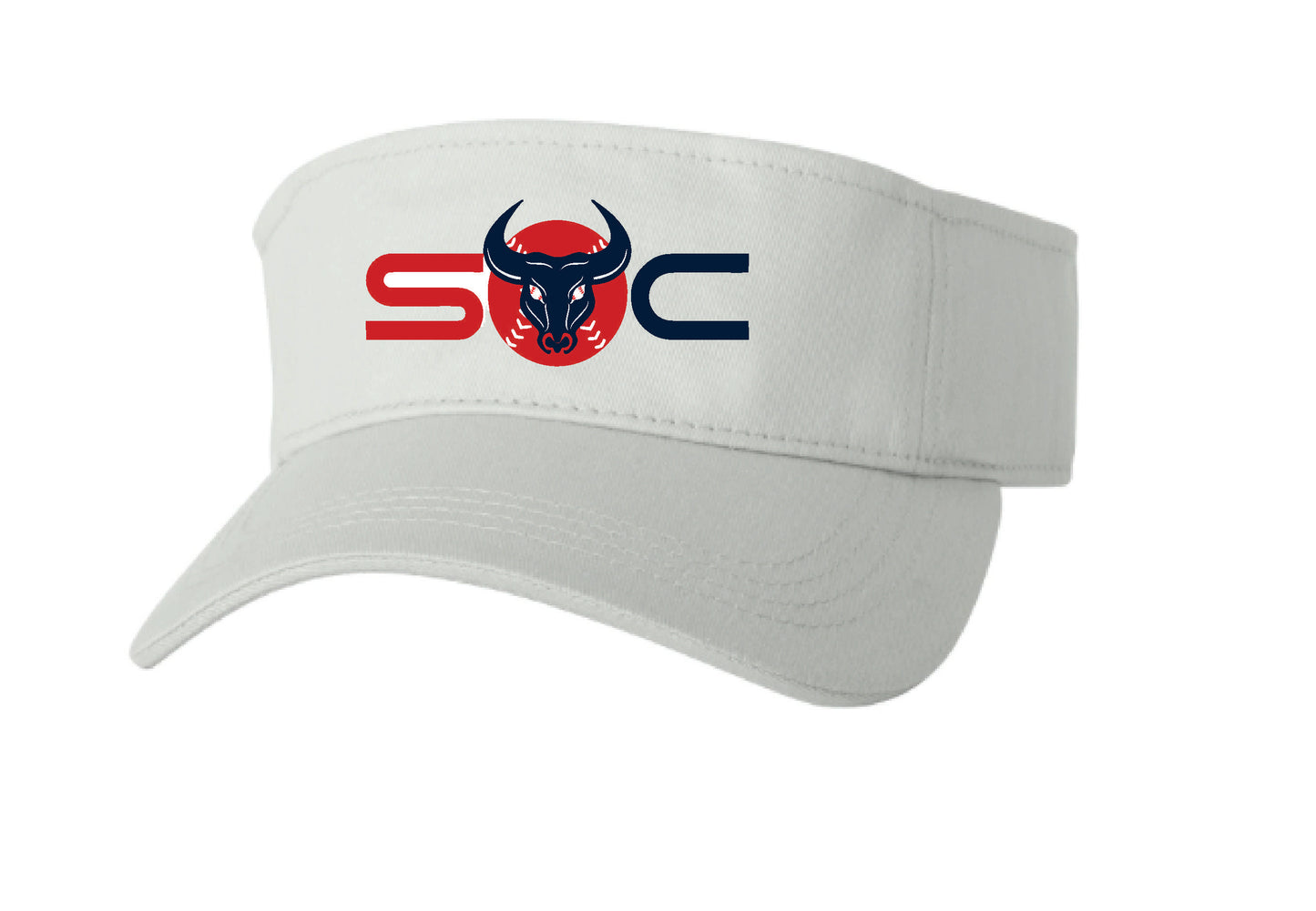 SC VISOR WITH EMBROIDERED LOGO