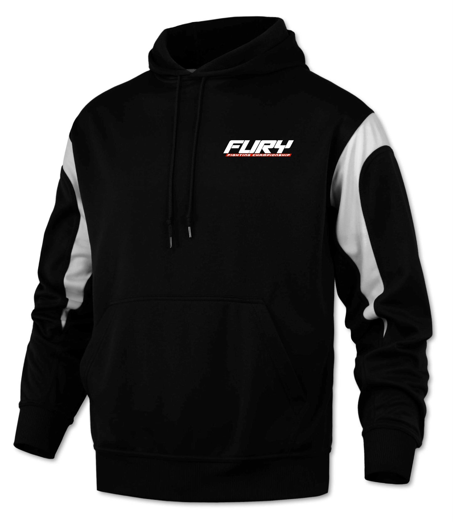 Fury Embroidered Color Panel Hoodie