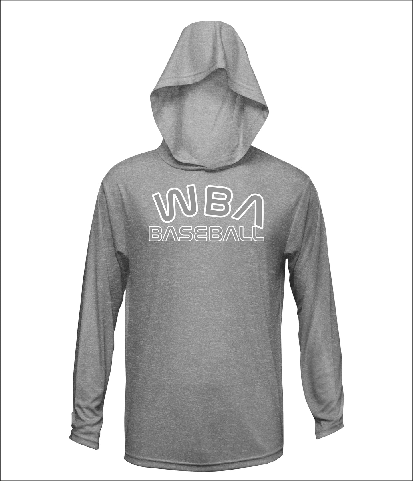 WBA Baseball Long-sleeve Dri-Fit T-shirt w/hood