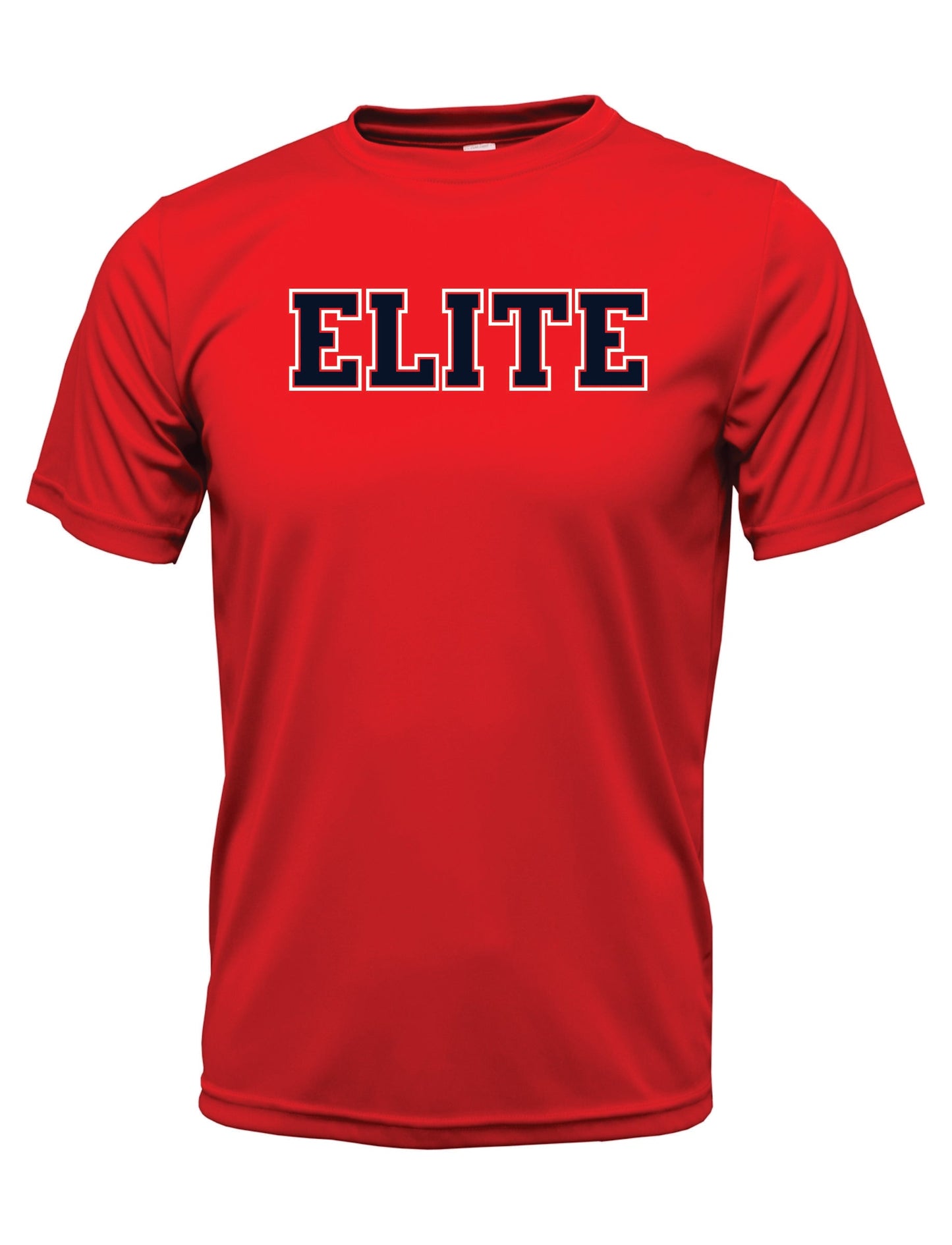 Elite Navy Logo Cotton T-shirt