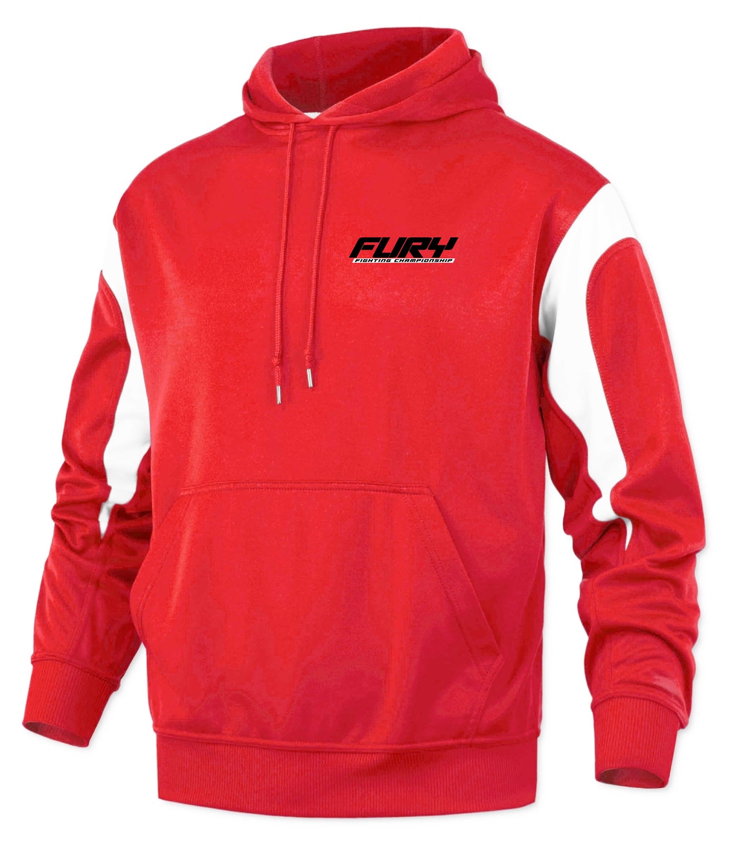 Fury Embroidered Color Panel Hoodie
