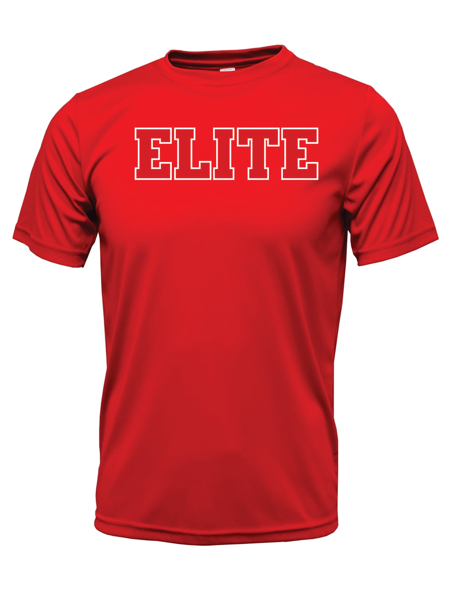 Elite Red Logo Cotton T-shirt