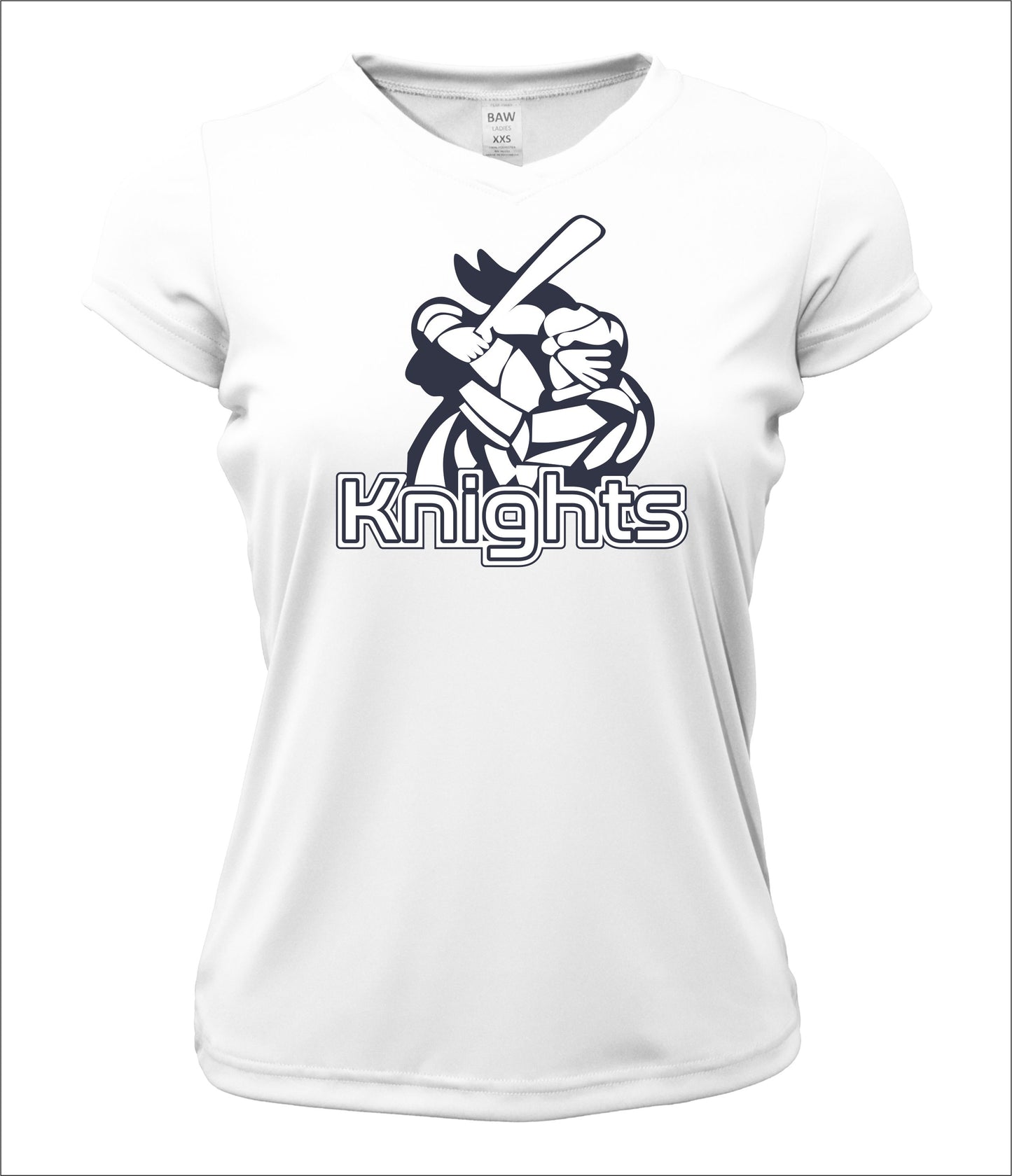 Knight V-Neck Cotton T-Shirt