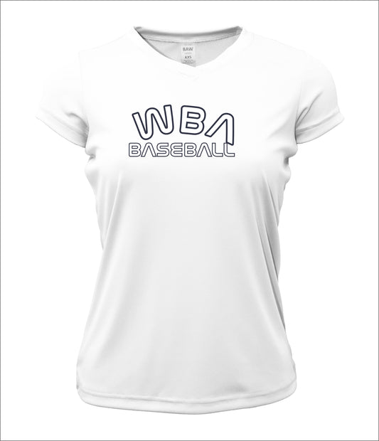 WBA Baseball V-Neck Cotton T-Shirt